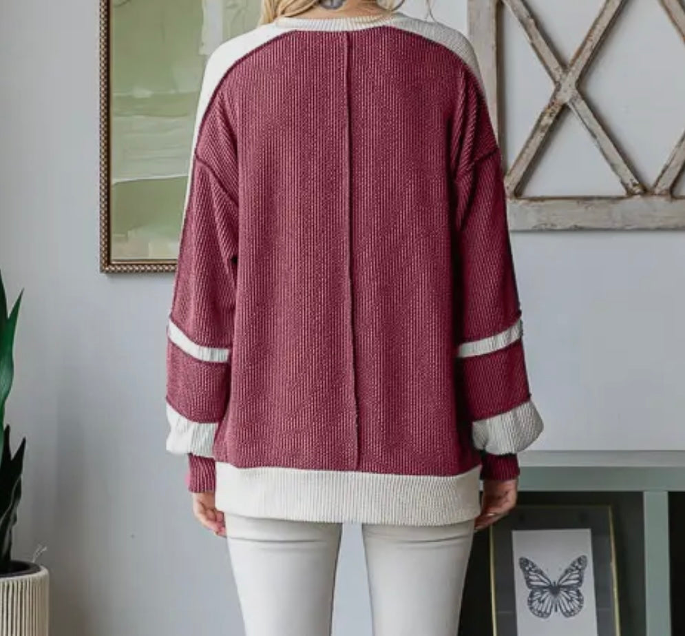Bubble Sleeve Top