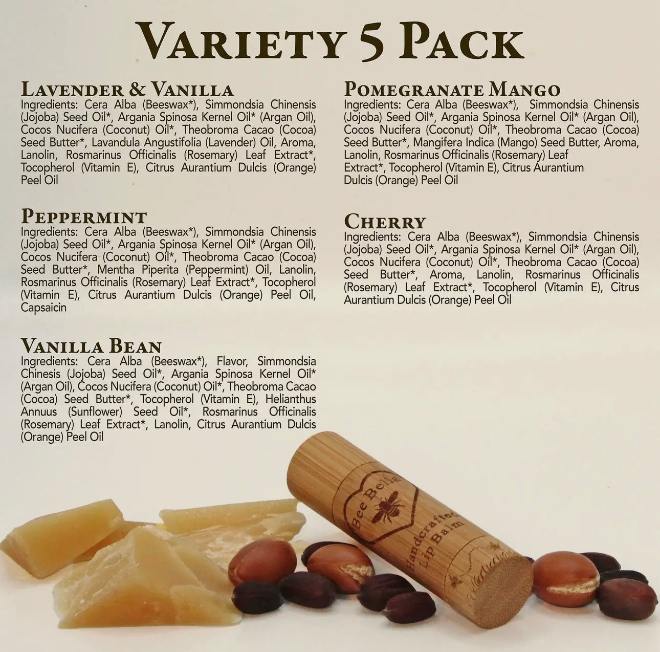 Bee Bella Chapstick-Variety