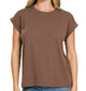 Modal Slub Rolled Sleeve Tee