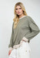Contrast Trim Top