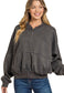 Acid Washed Fleece Jacket
