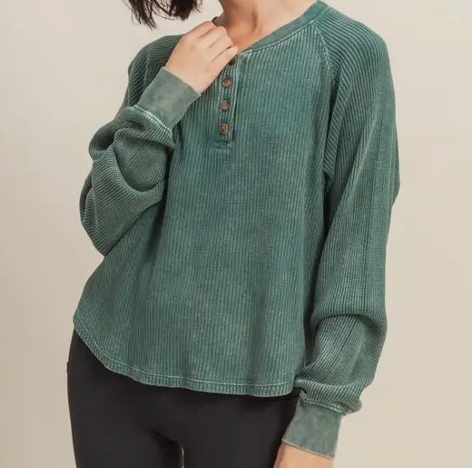 Hunter Waffle Knit Top
