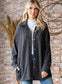 Rib Button Down Long Sleeve Shacket