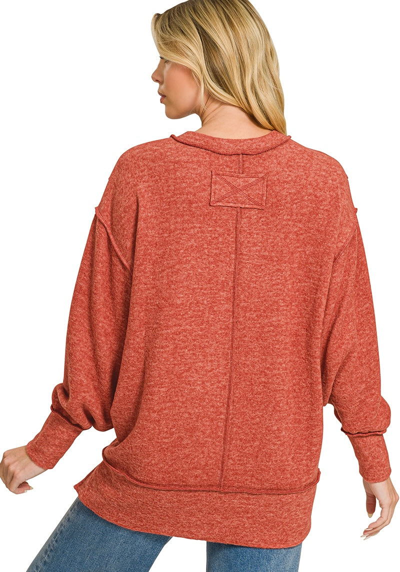 Side Slit Sweater