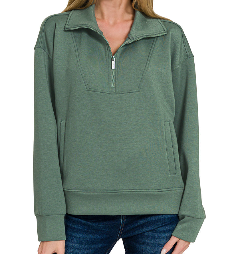 Scuba Half Zip Pullover