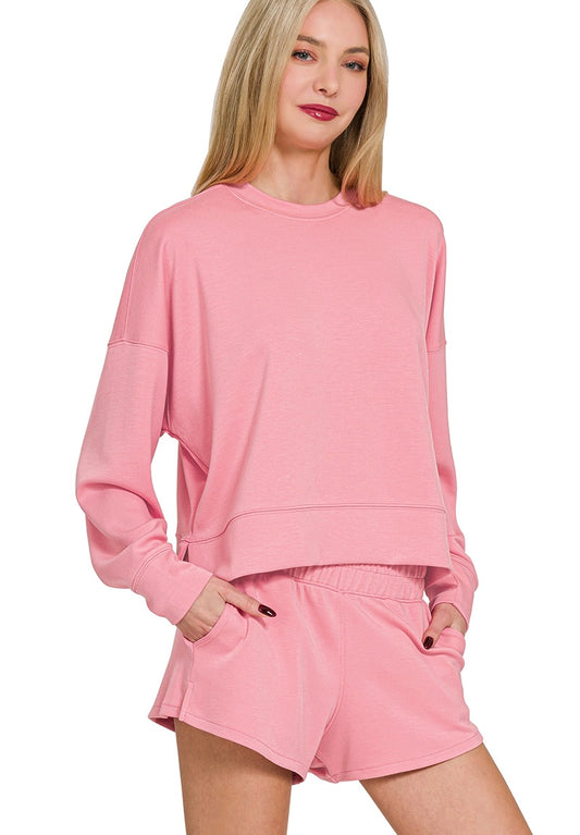 Scuba Long Sleeve Short Set