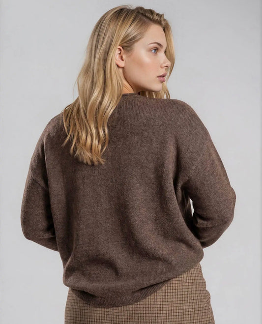 Plus Button Down Knit Cardigan