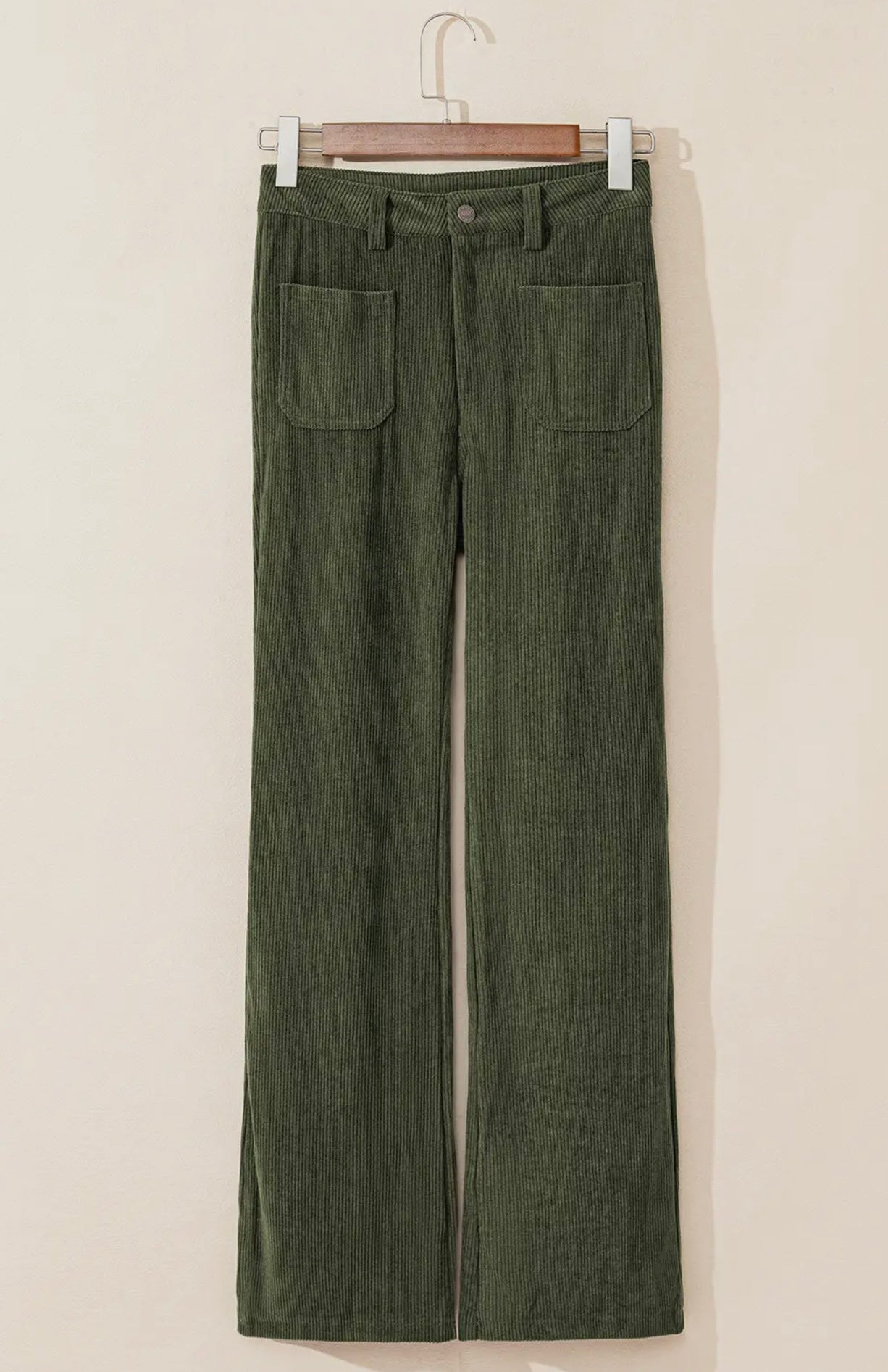 High Waisted Corduroy Pants