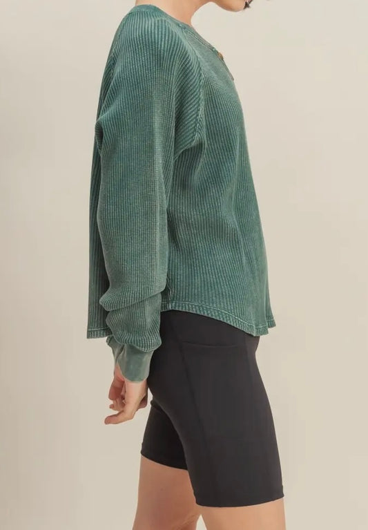 Hunter Waffle Knit Top