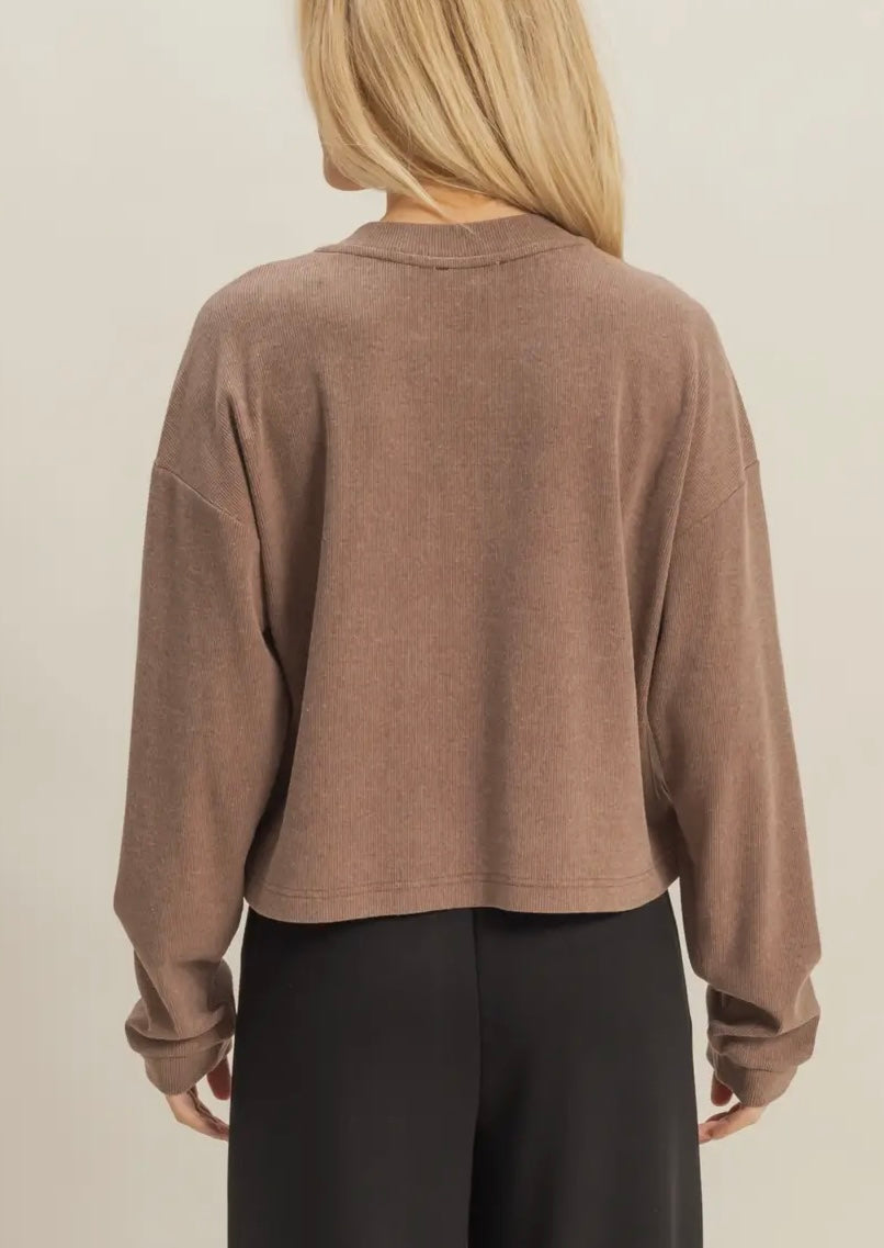 Henley Button Top