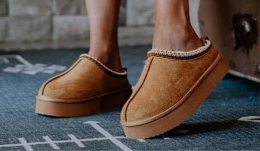 Charlie Tan Platform Slippers