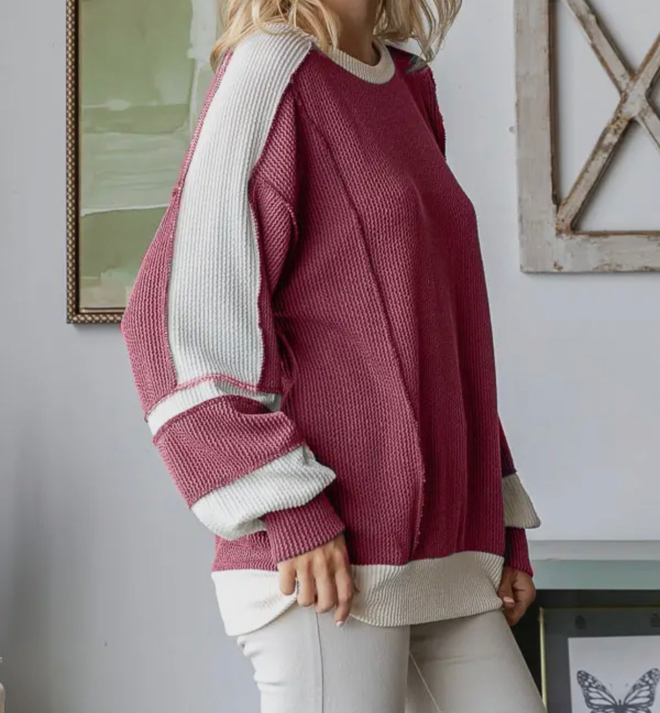 Bubble Sleeve Top