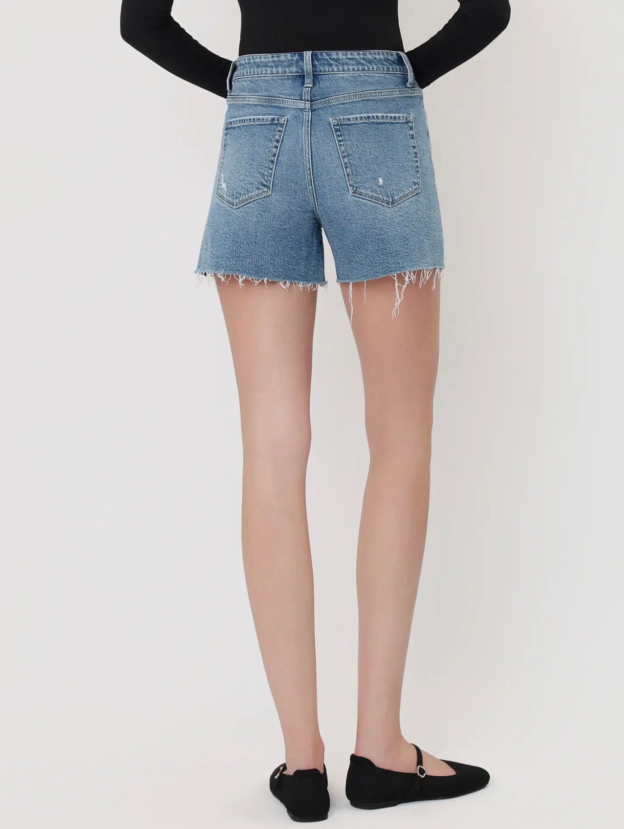 High Rise A Line Shorts