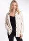 Rib Knit Button Down Shacket