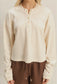 Henley Button Top