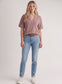 V-Cut Knit T-Shirt