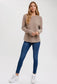 Brushed Waffle Knit Top