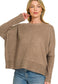 Brushed Sleeve Sweater