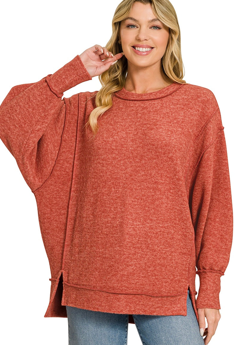 Side Slit Sweater