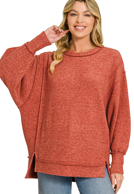 Side Slit Sweater