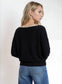 Trim Off Shoulder Sweater