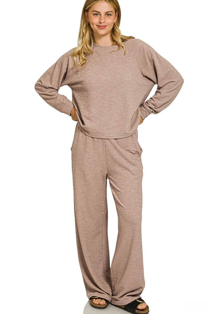 Long Sleeve Sweat Set