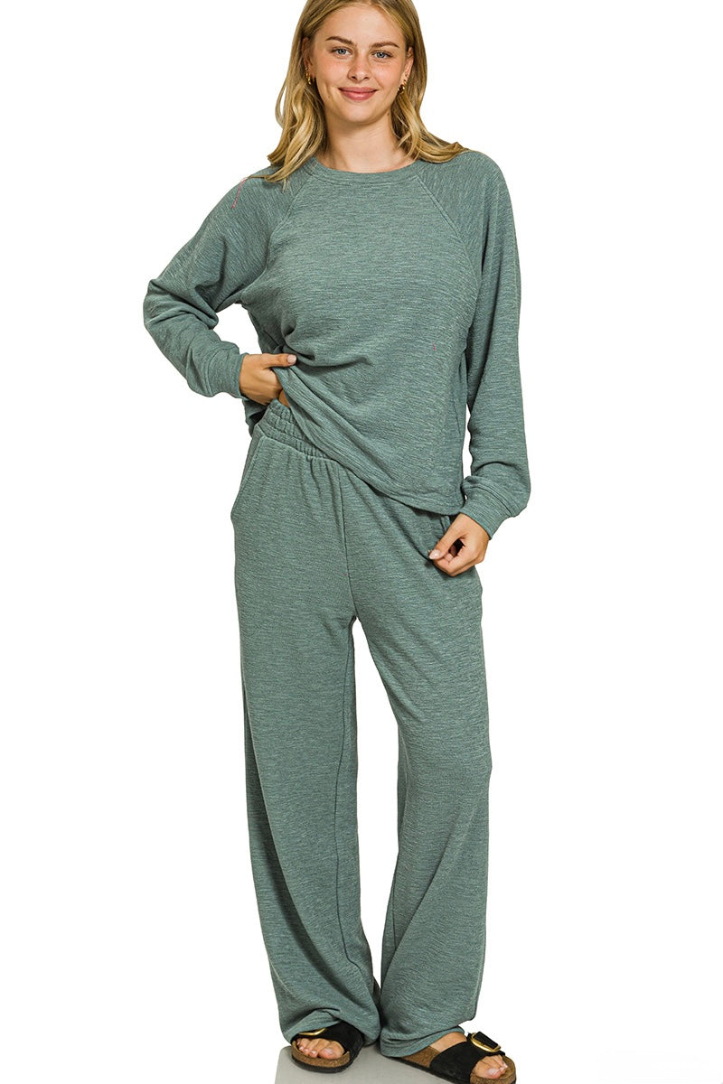 Long Sleeve Sweat Set