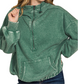 Washed Quarter Zip Hoodie