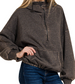 Washed Quarter Zip Hoodie
