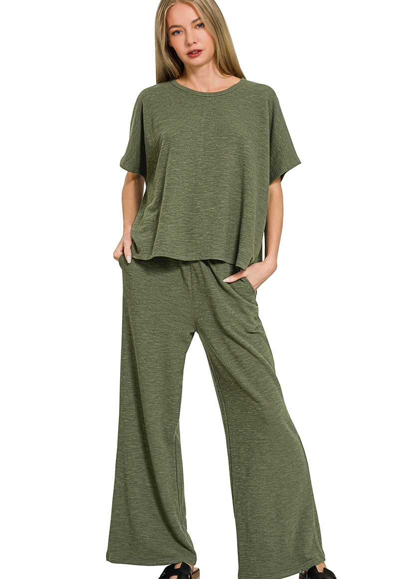 Short Sleeve Sweat Set