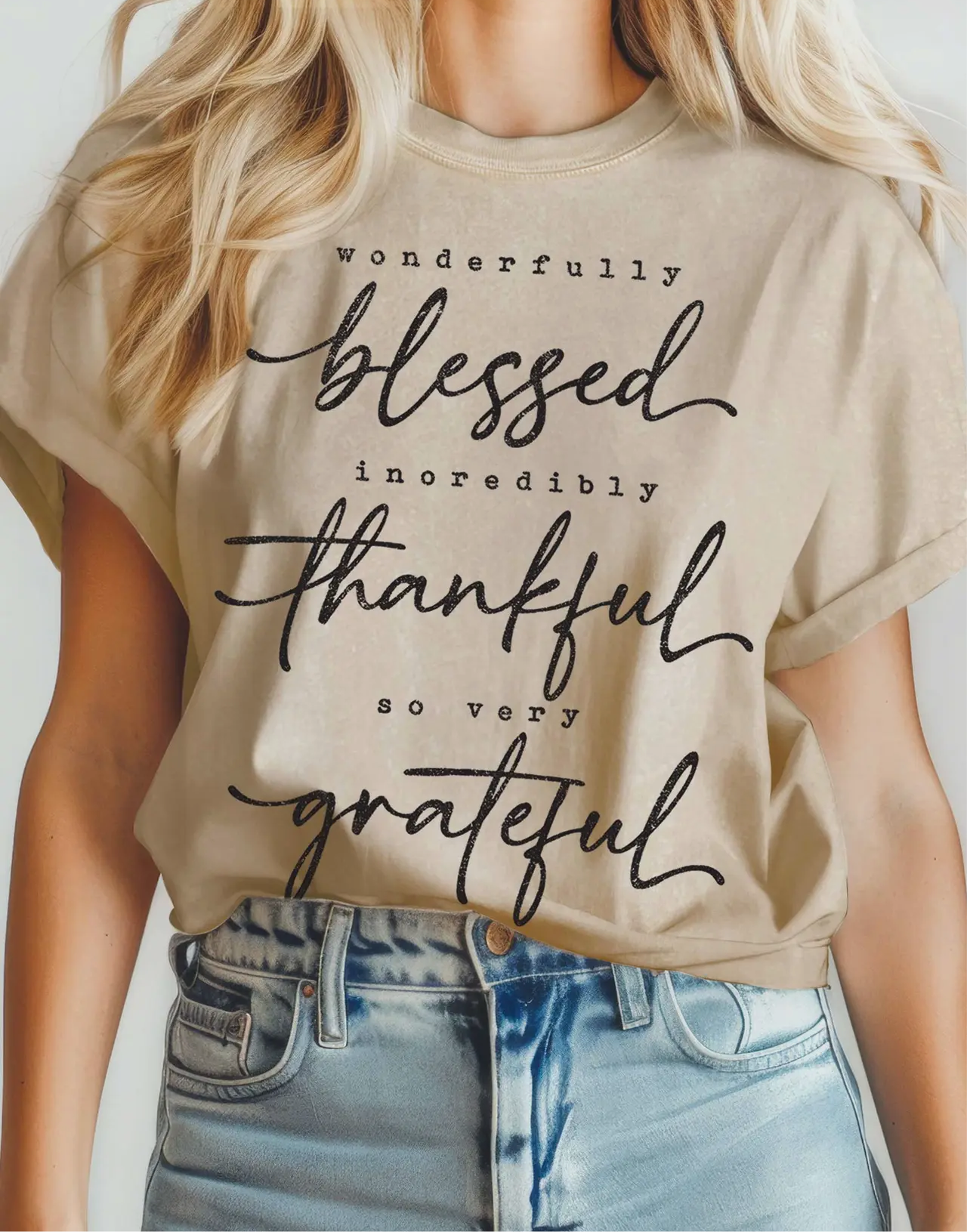 Blessed, Thankful, Grateful Tee