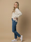 Corded Top with Slit