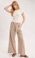 Relaxed Flare Knit Pants