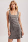 Square Neck Denim Dress