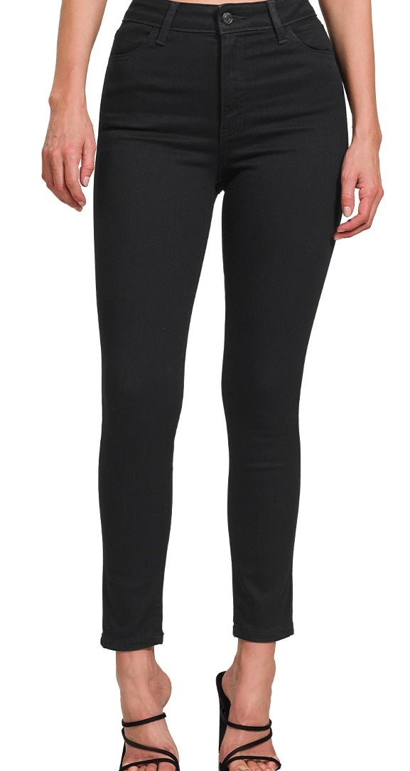 Black High Waisted Skinny Jeans