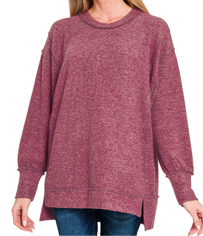 Side Slit Sweater