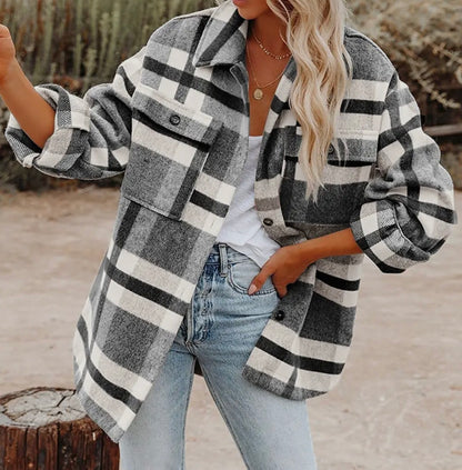 Plaid Button Flannel