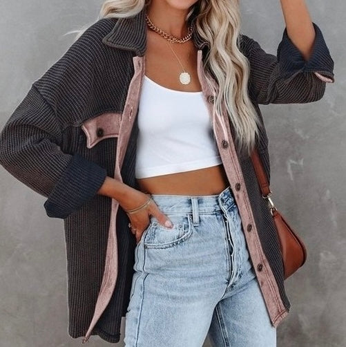 Lapel Knitted Jacket