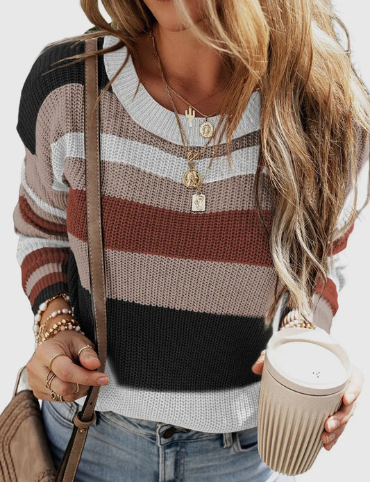 Striped Fall Sweater