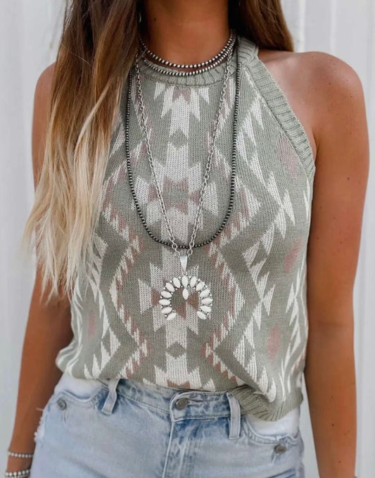 Tribal Knit Top