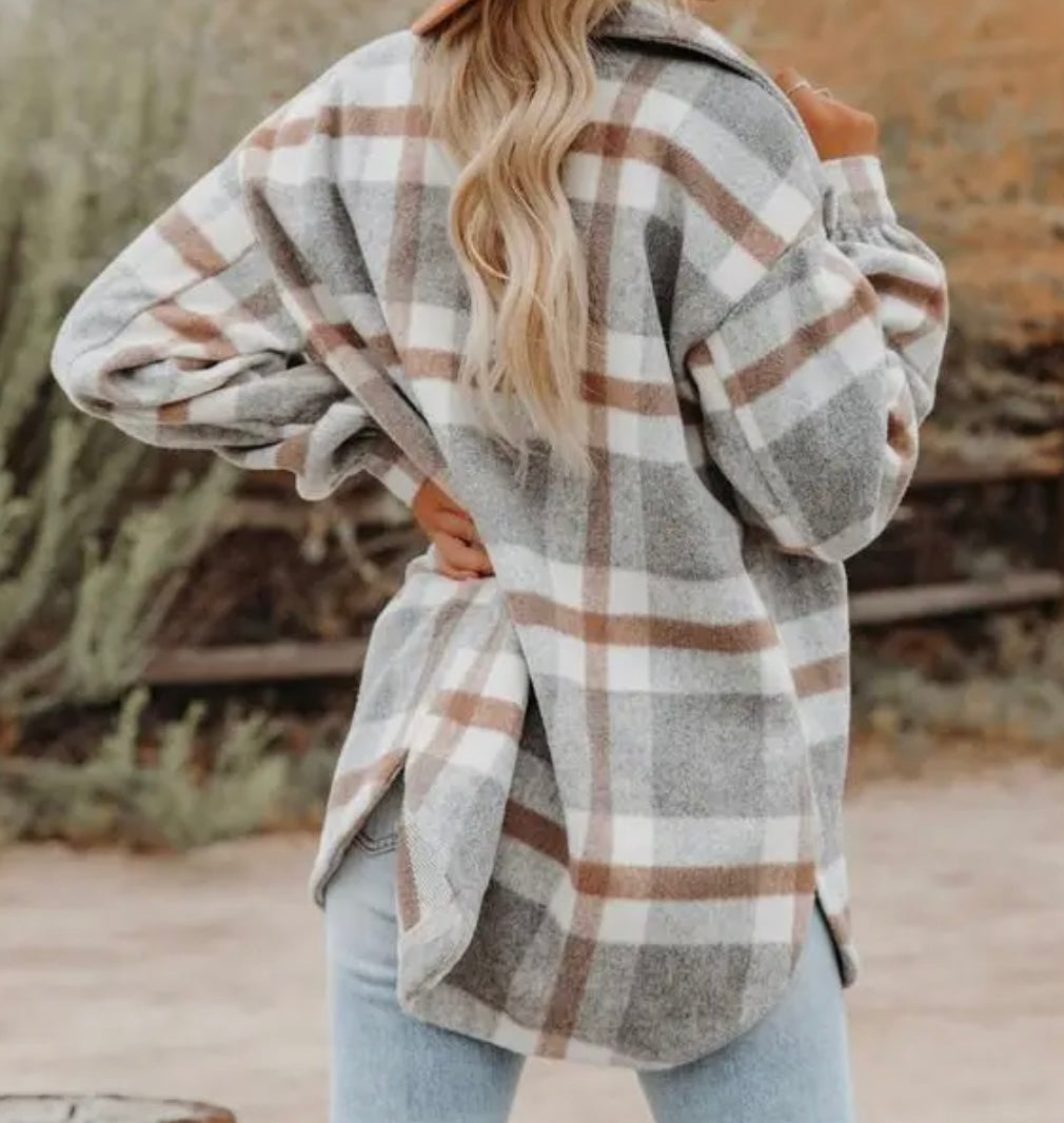 Plaid Button Flannel