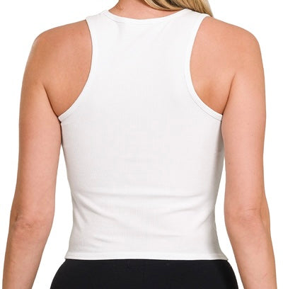 Padded Crop Tank