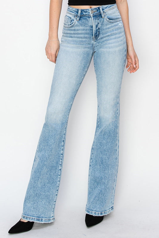 High Rise Light Bootcut Jeans