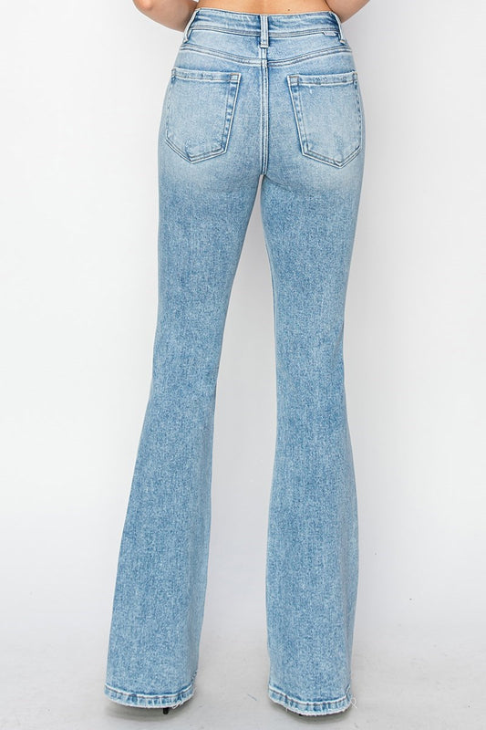 High Rise Light Bootcut Jeans