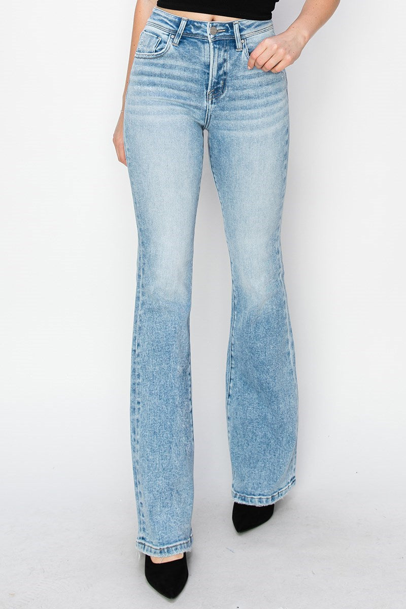 High Rise Light Bootcut Jeans