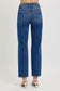 High Rise Crop Girlfriend Jeans