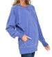 Pigment Dyed Pullover with Pockets