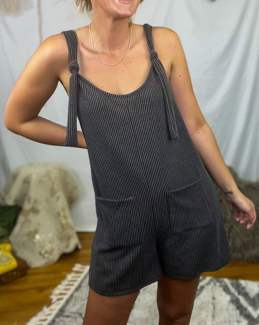 Ribbed Romper